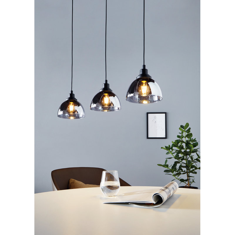 Hykkon Jaheim 3 Light Kitchen Island Dome Pendant & Reviews Wayfair